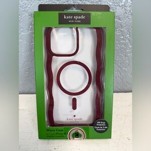 Kate Spade Burgundy iPhone 16 Pro Max Case